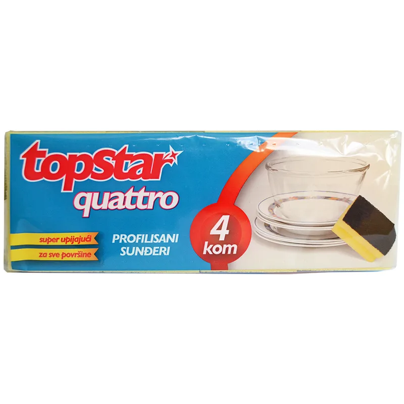 Sunđer Sa Abrazivom Quatro Top Star 4/1