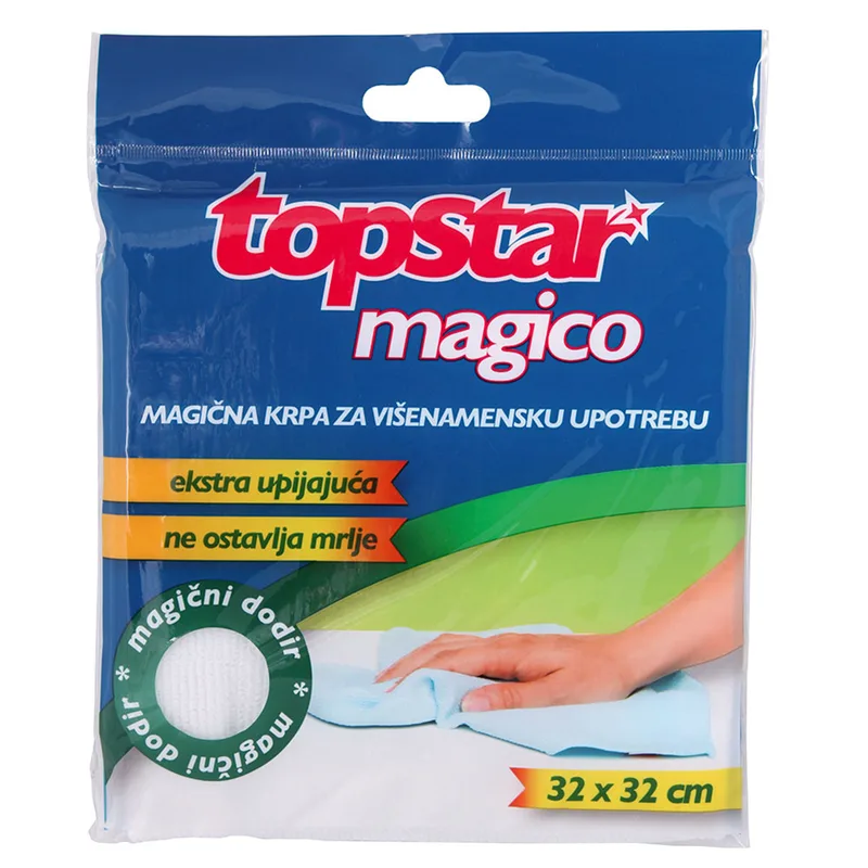 Magična Krpa Mikrof 1/1 32x32cm Top