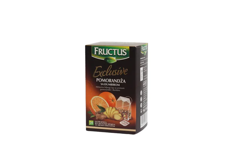 Čaj Crvena Pomorandža&đumbir Exl Fructus 44 g