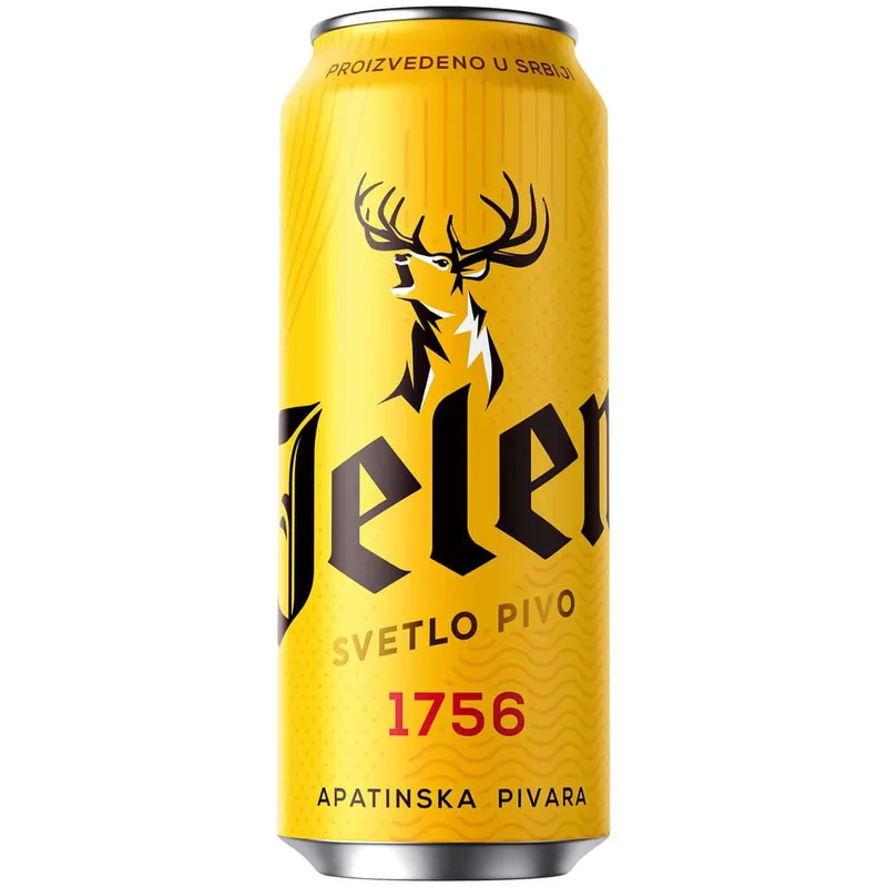 Pivo Jelen 0,5 l Can Apatin