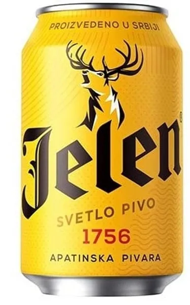 Pivo Svetlo Jelen Limenka 0,33 l