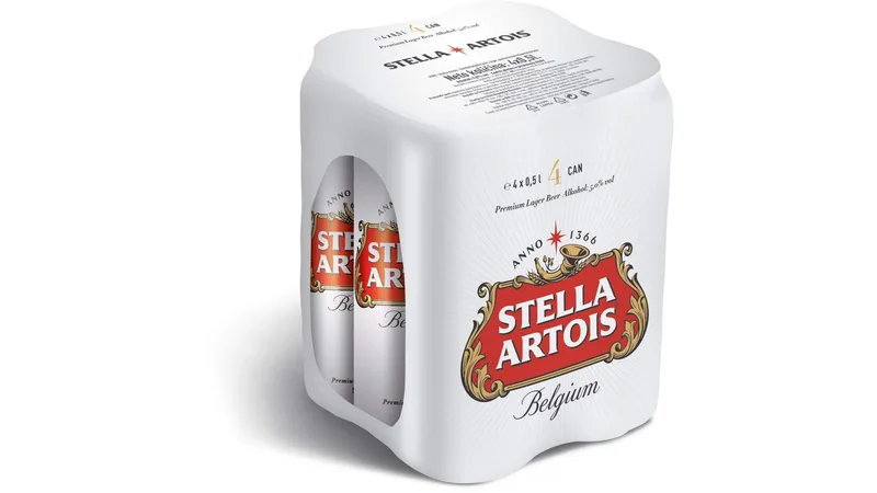 Pivo Stella Artois 4x0,5 l Limenka