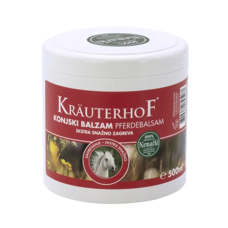 Krema Iris Krauterhof Konjski Bals.sa Efekt. Toplote 500 ml Asam Cosmetic