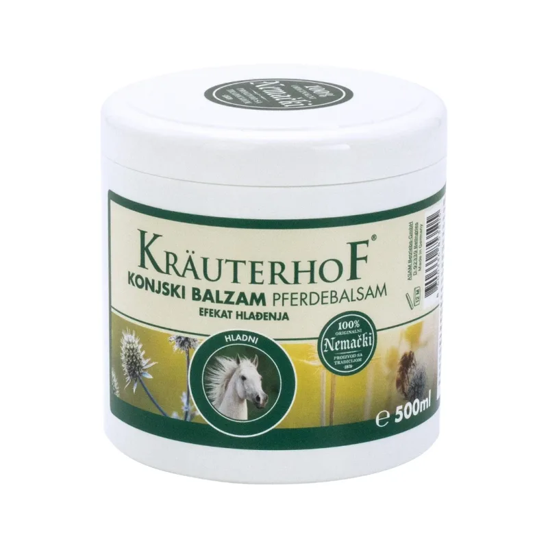 Krema Iris Krauterhof Original Konjski Balsam 500 ml Asam Cosmetic