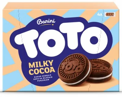 Keks Toto Milk 195 g