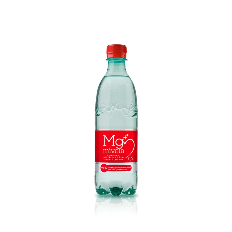 0,5 l Mg Mivela Voda Blago Gaz