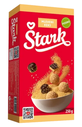 Keks Mleveni 250 g Štark
