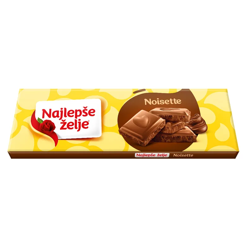 Čokolada Mlečna Noisettte 250 g Nž
