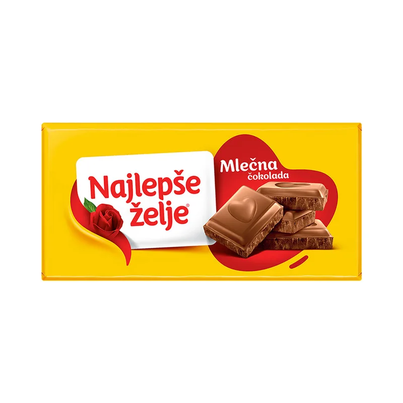 Čokolada Najlepše Želje Mlečna 200 g