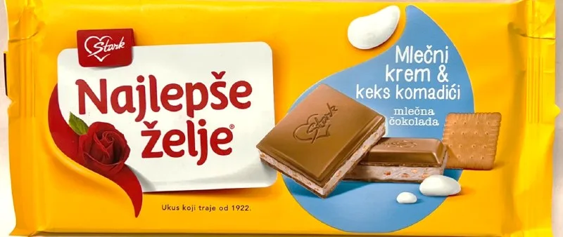Čokolada Nž Mlečni Krem 100 g Štark