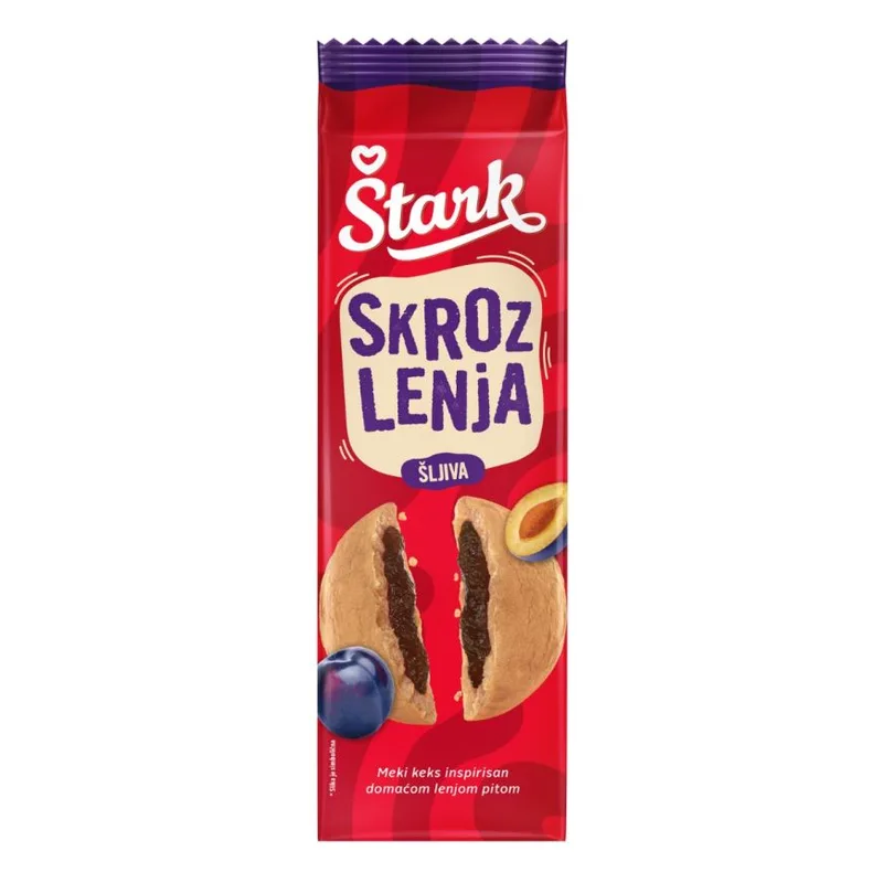 Keks Skroz Lenja Napola Pita Šljiva Štark 135 g