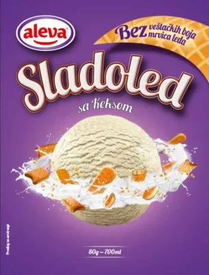 Sladoled Instant Aleva Keks 80 g