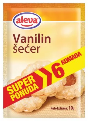 Vanilin Šećer Super Ponuda Aleva 10 g 6/1