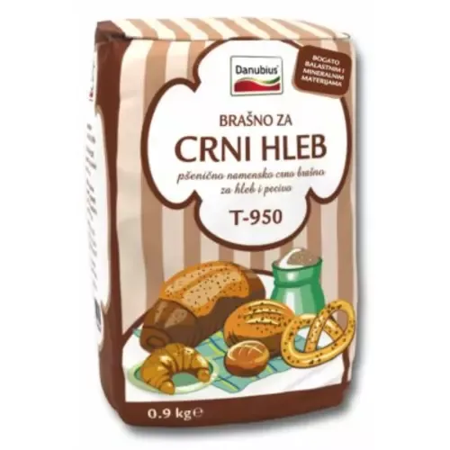 Brasno Za Crni Hleb T-950 900 g "danubius