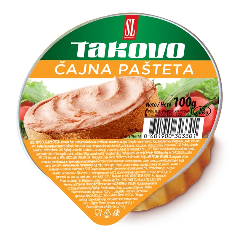 Pasteta Cajna 100 g