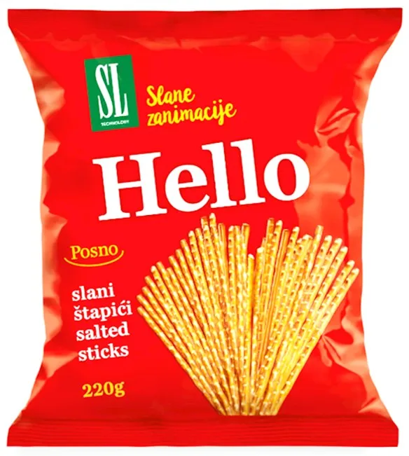 Štapići Slani Hello 220 g