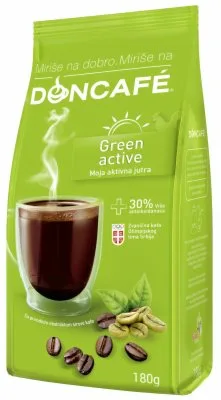 Kafa Mlevena Green Active Doncafe 180gr