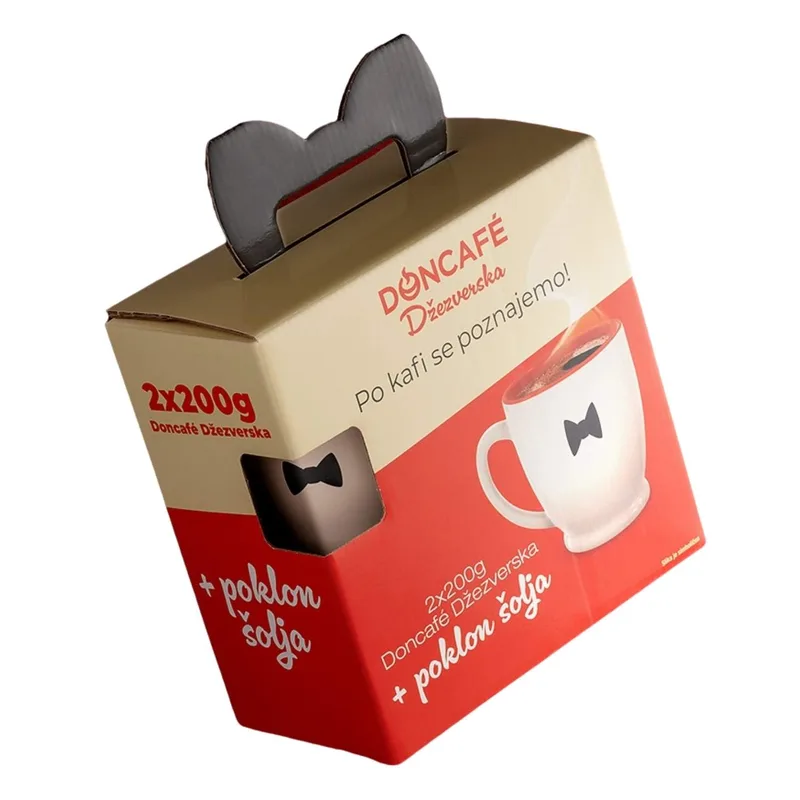 kafa set doncafe dezverska 2x200gpoklon solja