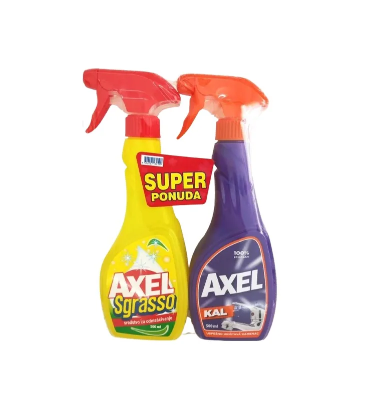 Sredstvo Za Ciscenje Bundle Sgrasso 500 ml + Kal Pumpica 500 ml Axel