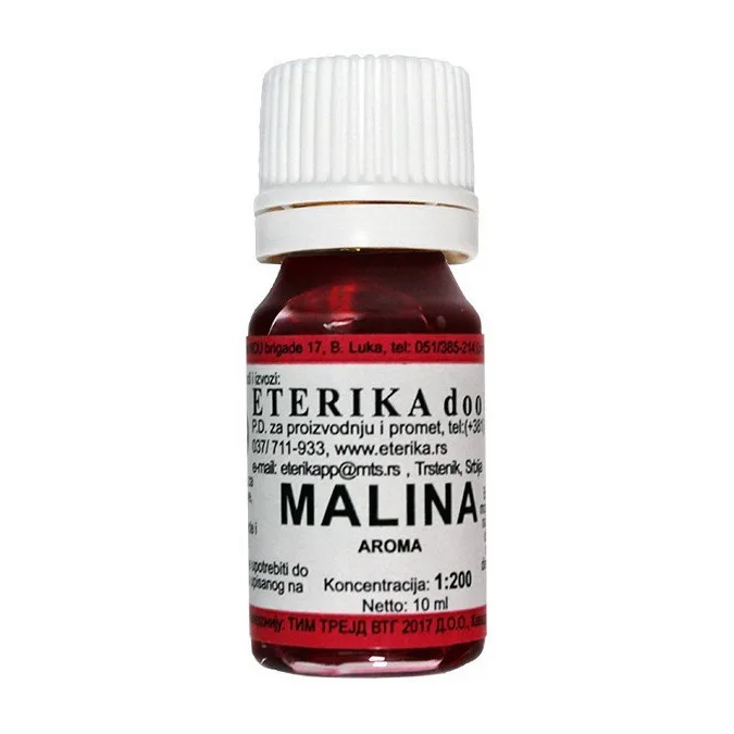 aroma malina 10 ml prehram eterika lucar