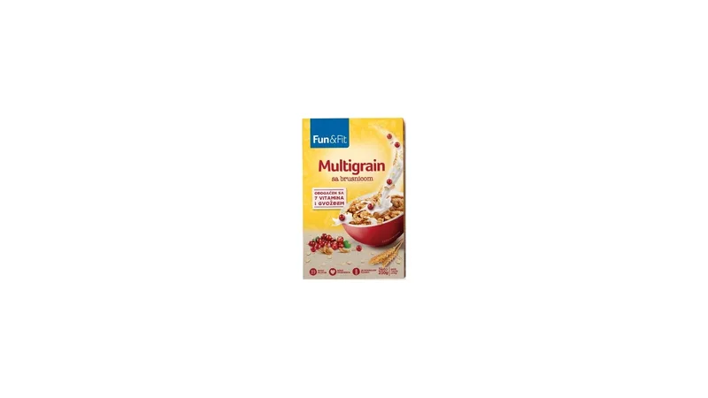 Musli Florida Fun&fit Multigrain Brusnica 250 g