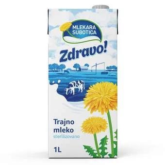 Iml.mleko Tr.zdravo Sub.2.8 % 1 l