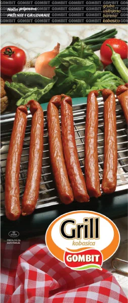 Kobasica Grill Vakum 400gr Gombit