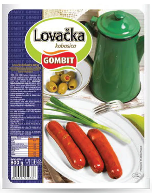 Lovacka Kobasica 800 g "gombit