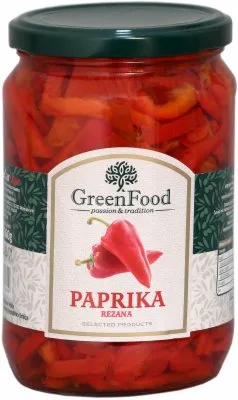 Paprika Rezana Crvena Green Food 680 g