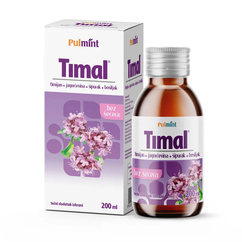 Timal Pulmint Za Iskasljavanje Sirup 200