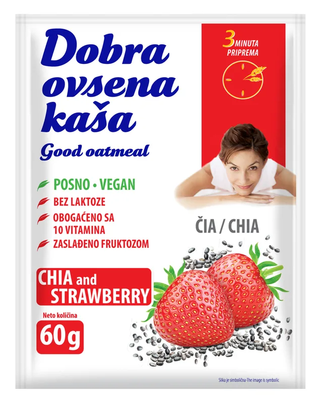 Kaša Dobra Ovs Regular Čia&jag 60 g