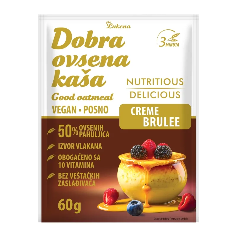 Kaša Dobra Ovsena Creme Brulee 60 g
