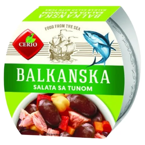 Cerio Balkanska Salata Sa Tunom 160gr