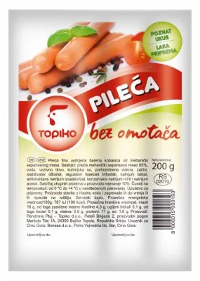 Kobasica Barena Pileća Topiko 200 g