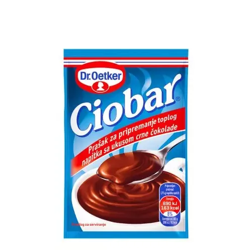 Topla Čok Ciobar Crna 25 g Dr Oetker
