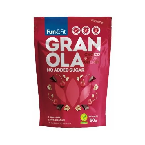 Granola Ovsena Čoko Višnja Fun&fit 60 g