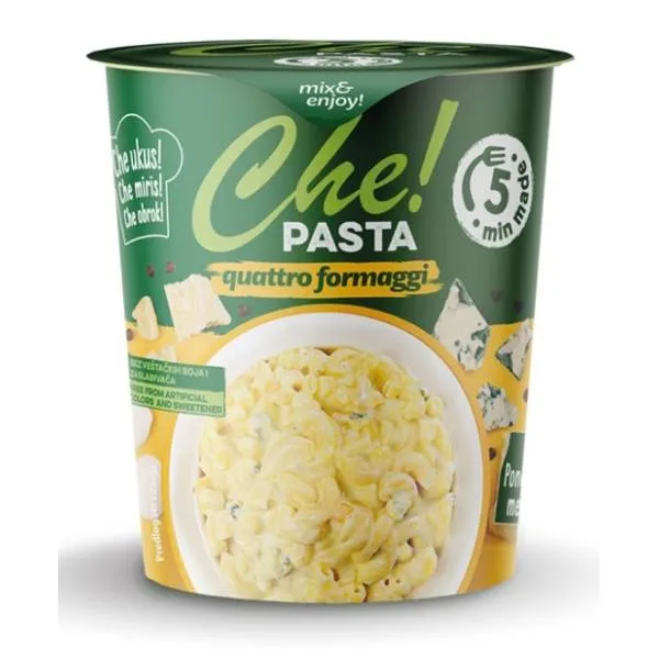 Instant Pasta Cup 4 Vrste Sira Che Pasta 62 g