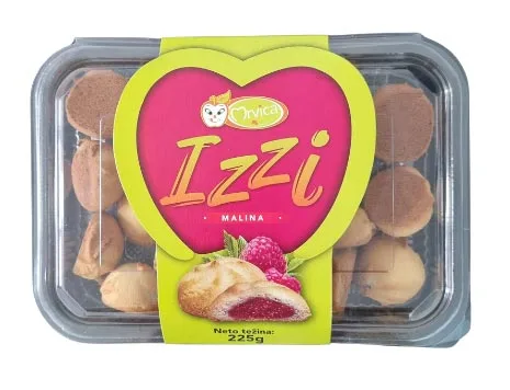 Keks Izzi malina 225 g Mrvica 12