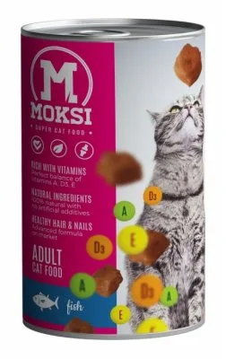 Hrana Za Mačke Sa Ribom Moksi M&j 415 g