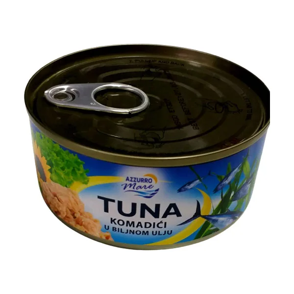 Tuna Komadici Azzurro Mare 160 g--P