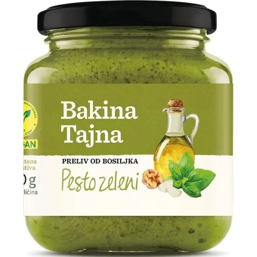 Sos Pesto Zeleni 180 g Bakina Tajna