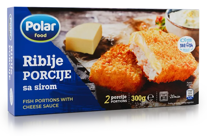 Smrznute Riblje Porcije Sa Sirom Polar Food 300 g