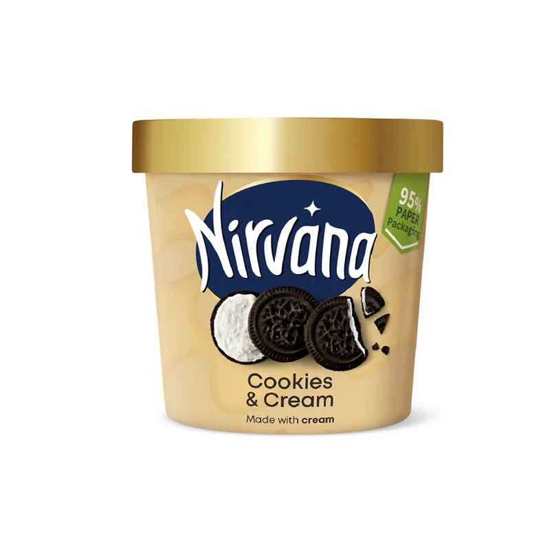 Sladoled Nirvana Cookies & Cream Cup 150 ml