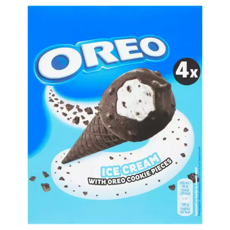 Sladoeld Oreo Kornet Mutlipak 4x100 ml