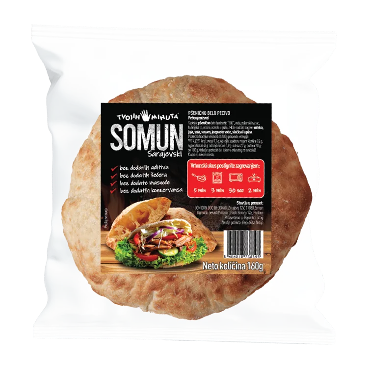 Somun Sarajevski Tvojih 5 Minuta 160 g