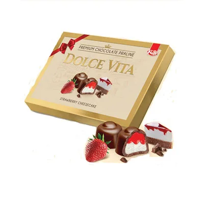 Praline Strawbe&cheeseca150 g Nelino