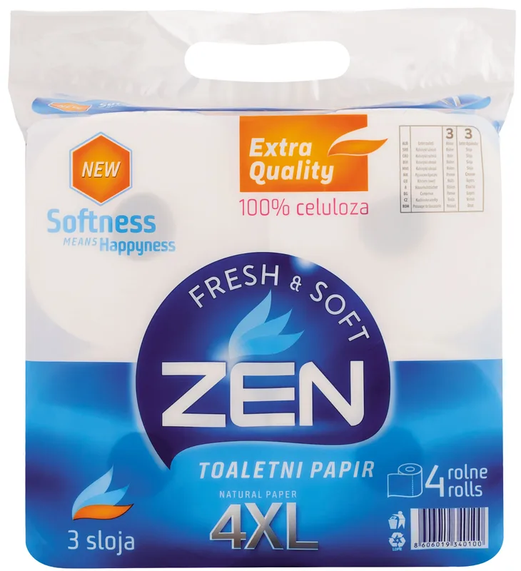 Zen toalet papir 4XL3sl #12/288 AS