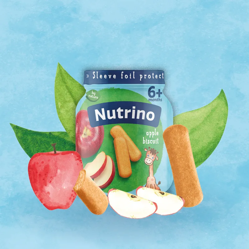 Kasica Jabuka I Keks 125 g Nutrino