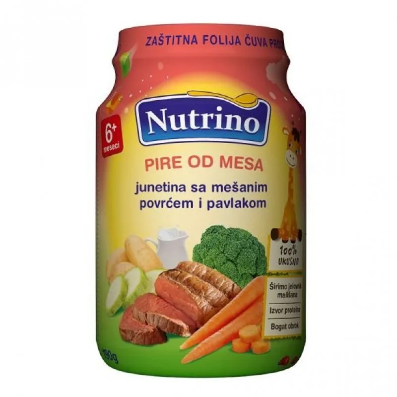 Bebi Pire Nutrino Junetina I Povrće 190 g