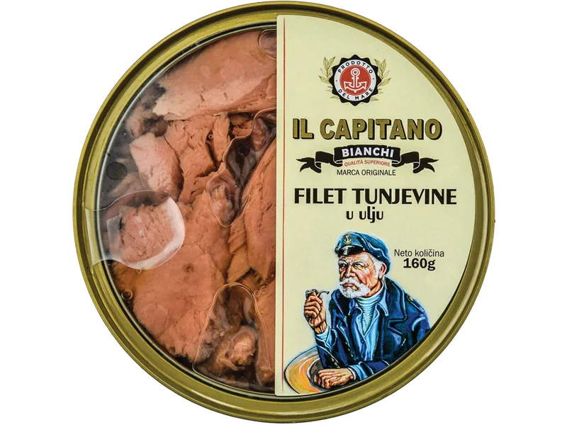 Tuna filet u ulju Il Capitano 160 g